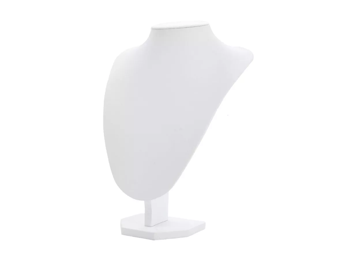 V1A57 EKSPOZYTOR NA BIŻUTERIĘ EKOSKÓRA - 29 cm (O1I42) WADLIWY