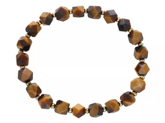 R5E40 BRANSOLETKA TYGRYSIE OKO I HEMATYT