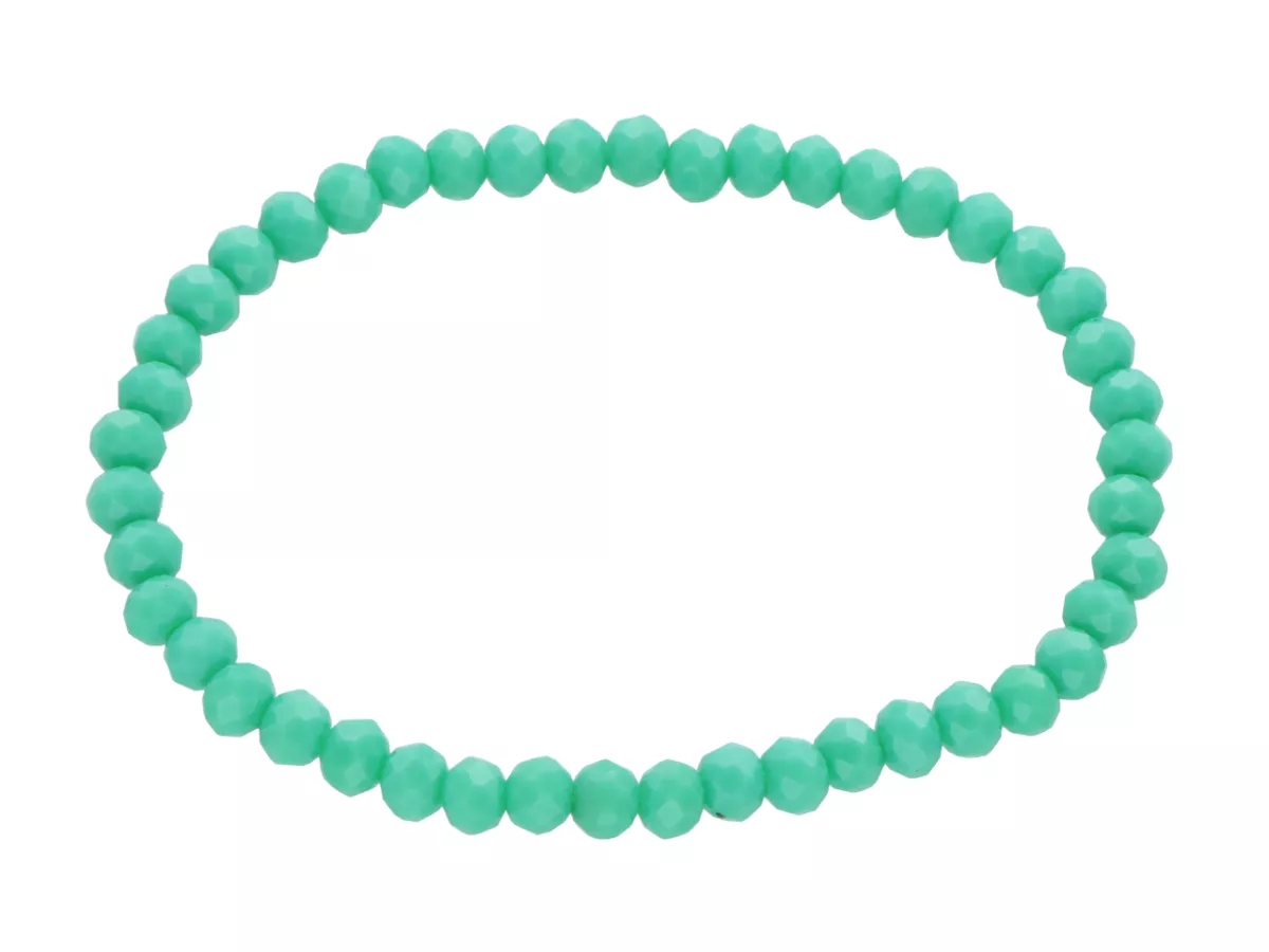 R4C65 BRANSOLETKA KRYSZTAŁKI 4,5 mm NA GUMCE