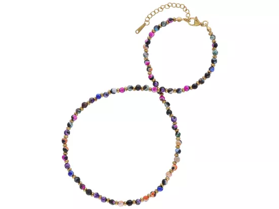 N3P32 NASZYJNIK AGAT I HEMATYT