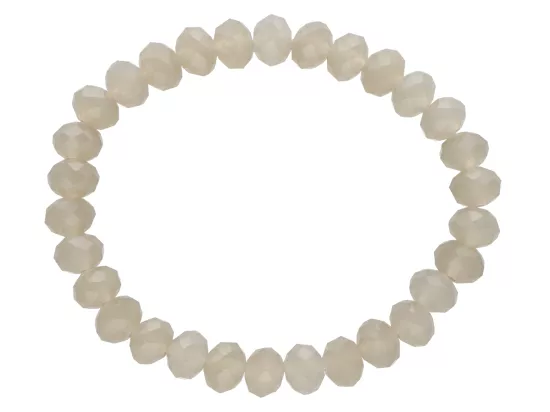 R1P37 BRANSOLETKA KRYSZTAŁKI 8 mm NA GUMCE