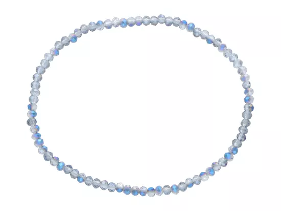 R3F94 BRANSOLETKA KRYSZTAŁKI 2,5 mm NA GUMCE