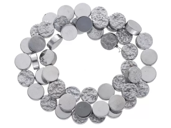 K7P50 HEMATYT ELEMENTY 8/8 mm  - 1 SZNUR