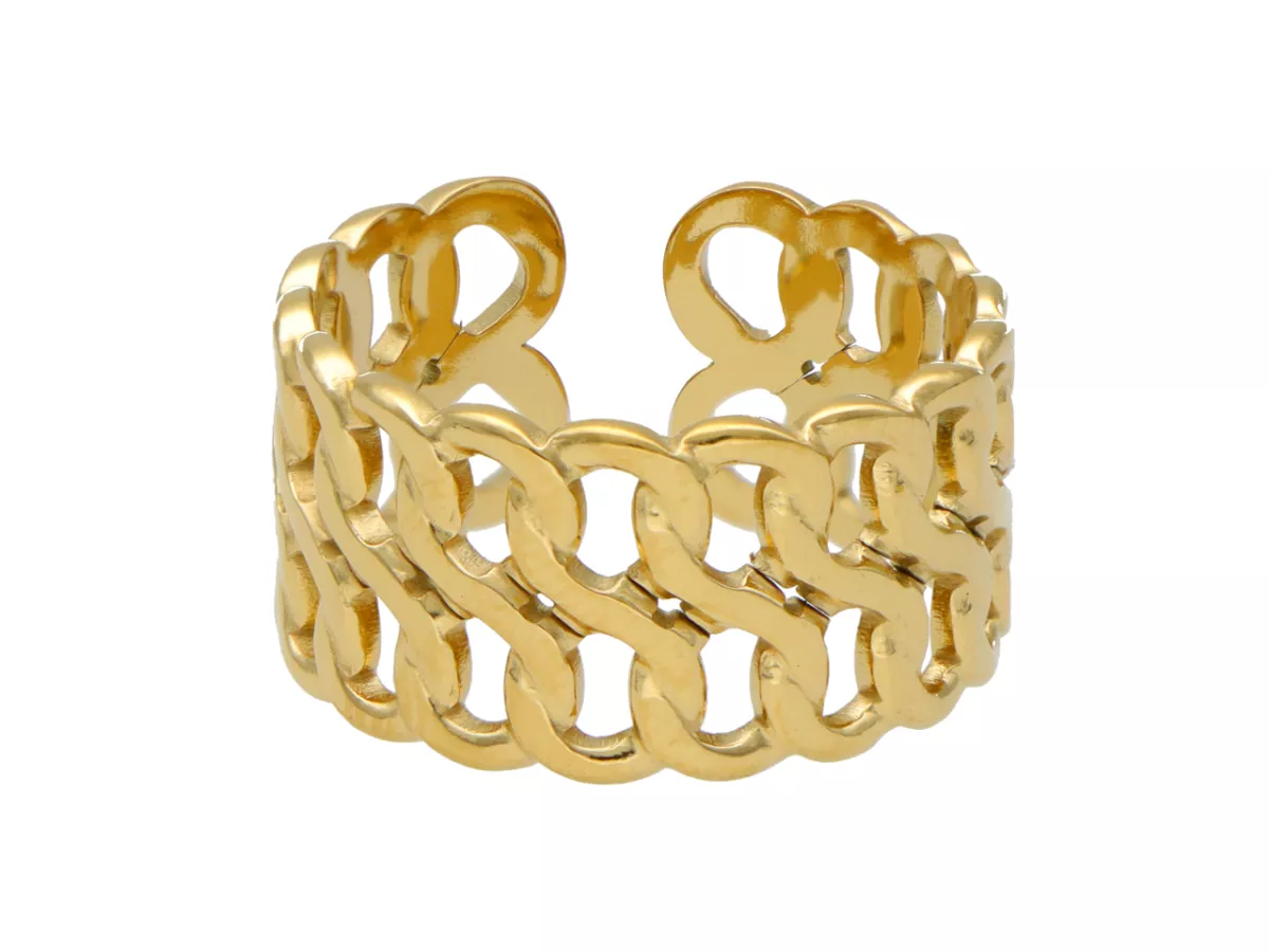 R3Z61 PIERŚCIONEK ZE STALI CHIRURGICZNEJ - 1 SZTUKA