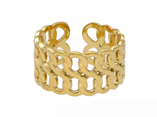 R3Z61 PIERŚCIONEK ZE STALI CHIRURGICZNEJ - 1 SZTUKA