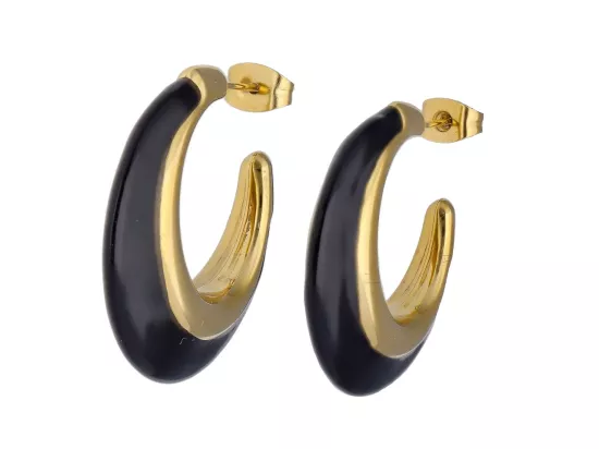 U1W72 KOLCZYKI STAL CHIRURGICZNA 1 PARA