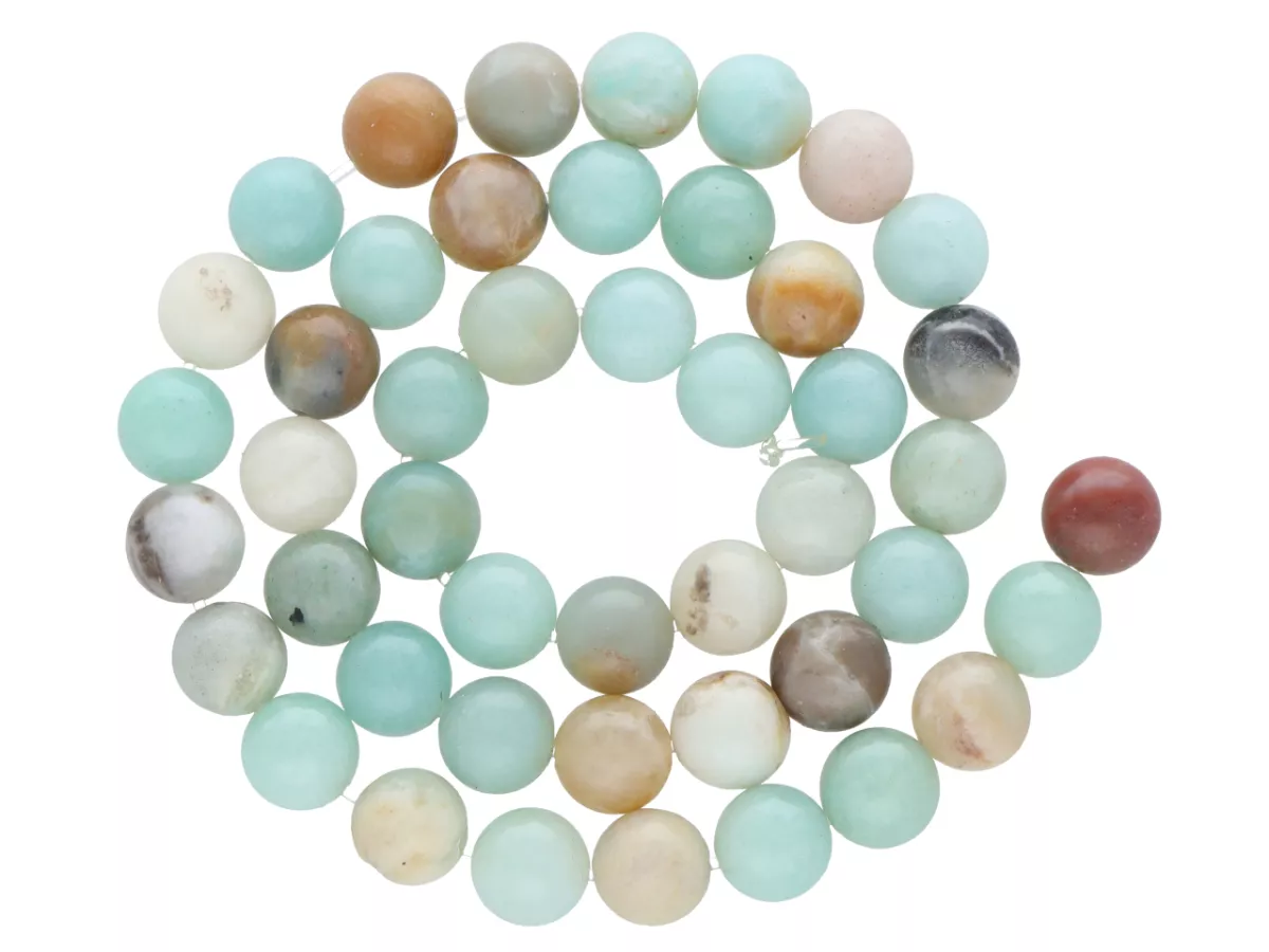 K5Y55 AMAZONIT KULE 8,5 mm - 1 SZNUR