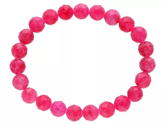 R5G58 BRANSOLETKA JADEIT KULE FASETOWANE 8 mm