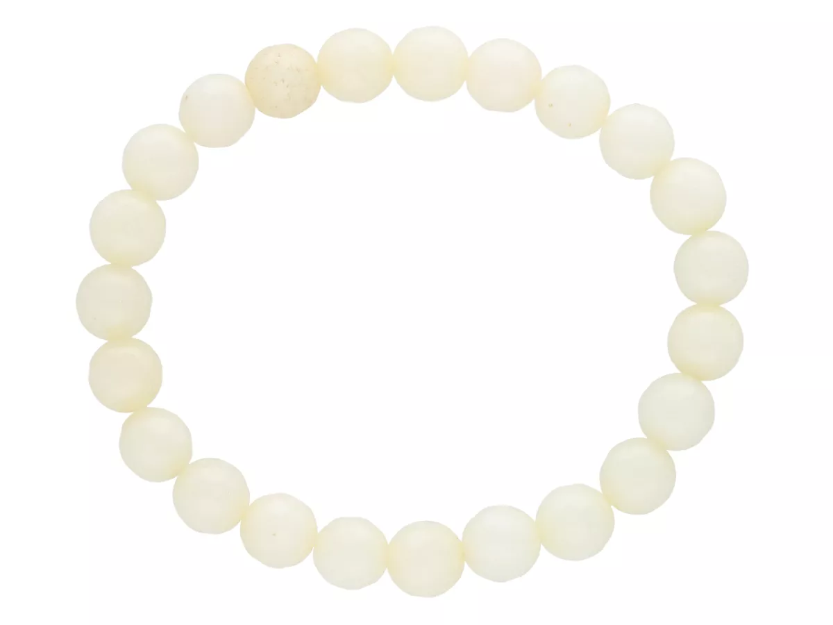 R2E23 BRANSOLETKA JADEIT KULE FASET. 8 mm