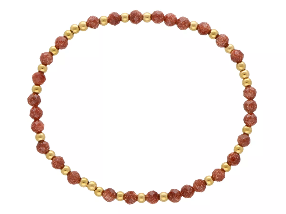 R5E29 BRANSOLETKA PIASEK PUSTYNI I STAL CHIRURGICZNA