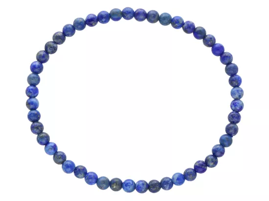 R5A79 BRANSOLETKA LAPIS LAZULI KULE 4 mm