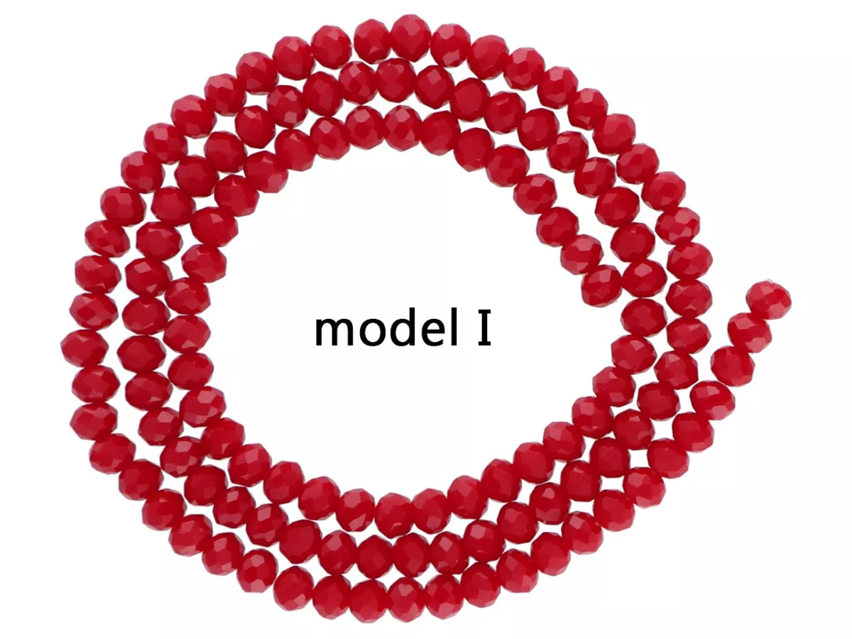 S1X01 KRYSZTAŁKI 4,5/3,5 mm - 1 SZNUR