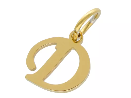 P5N65 ZAWIESZKA OZDOBNA ZE STALI CHIRURGICZNEJ LITERKA D - 1 SZT.