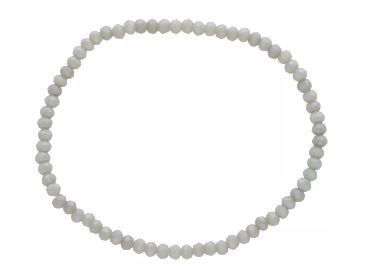 R3R46 BRANSOLETKA KRYSZTAŁKI 3 mm NA GUMCE