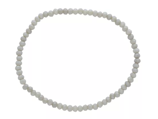 R3R46 BRANSOLETKA KRYSZTAŁKI 3 mm NA GUMCE