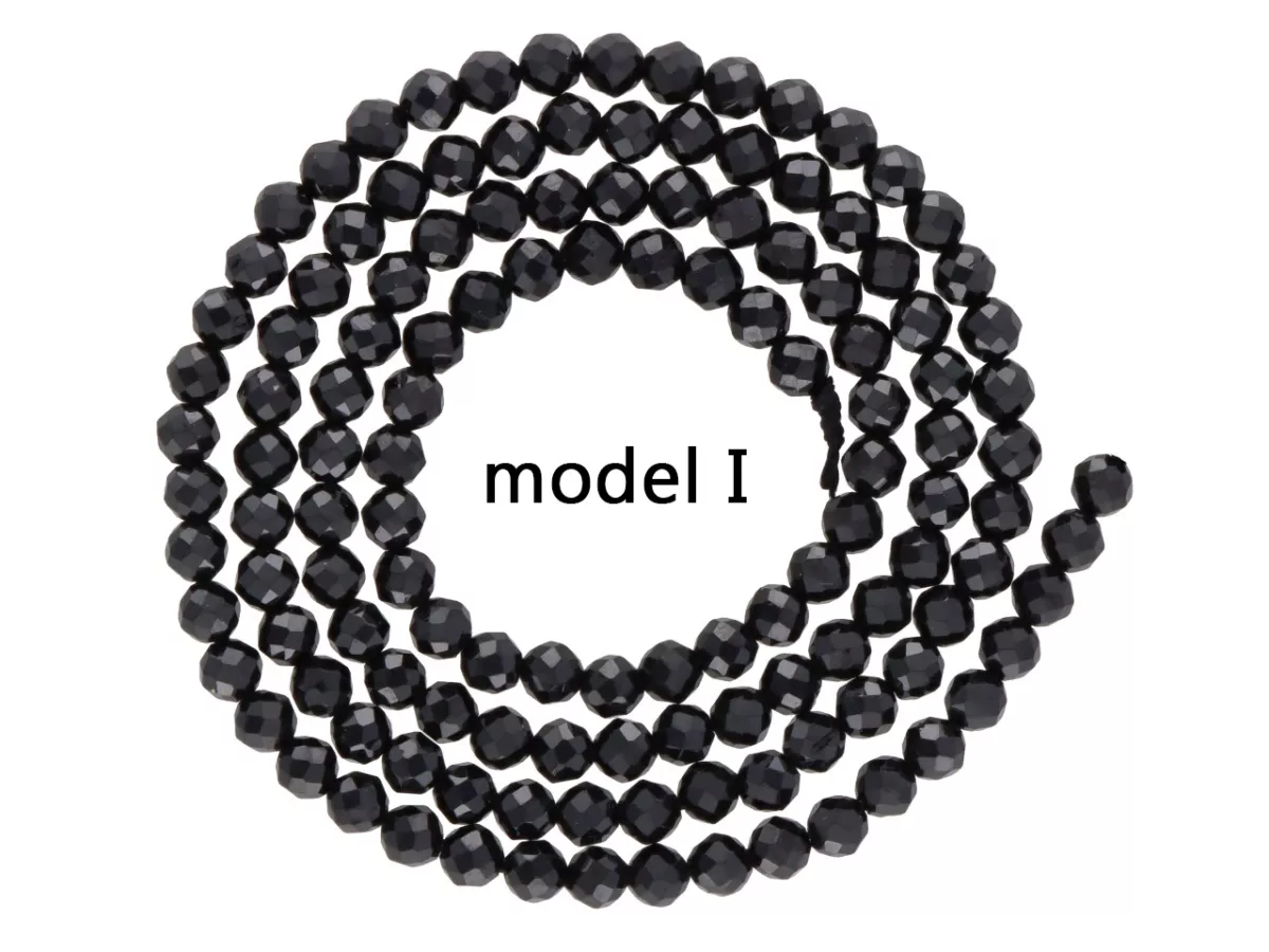 K7D73 SPINEL KULE FASETOWANE 3 mm - 1 SZNUR