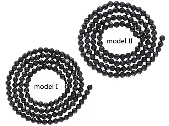 K7D73 SPINEL KULE FASETOWANE 3 mm - 1 SZNUR