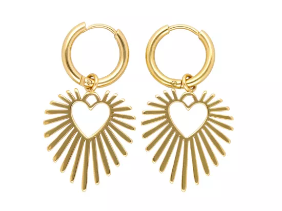 U1U14 KOLCZYKI STAL CHIRURGICZNA 1 PARA