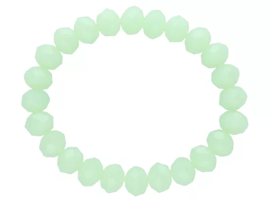 R2G45 BRANSOLETKA KRYSZTAŁKI 10 mm NA GUMCE