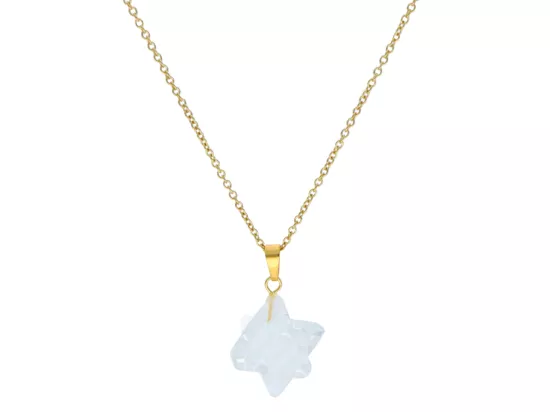 N3I92 NASZYJNIK KRYSZTAŁ GÓRSKI I STAL CHIRURGICZNA