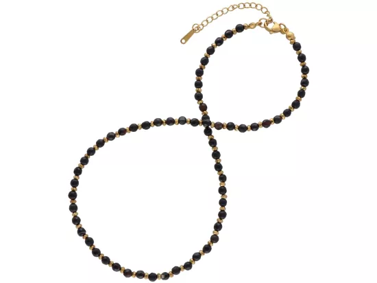 N3P16 NASZYJNIK AGAT I HEMATYT