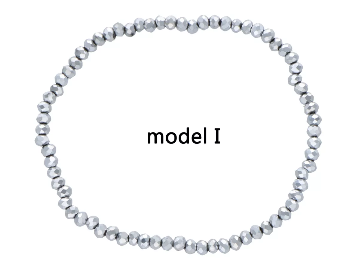 R2X27 BRANSOLETKA KRYSZTAŁKI 3 mm NA GUMCE