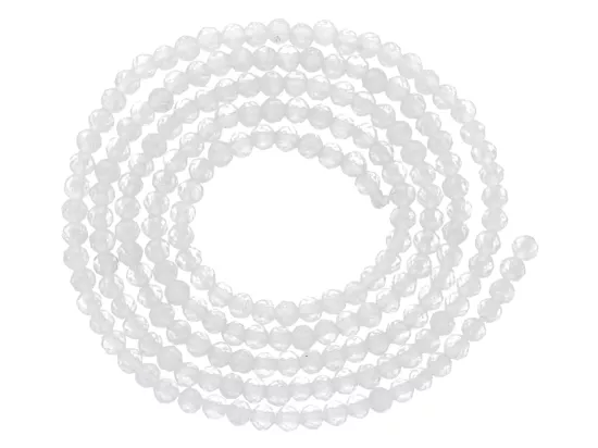 K6S39 KRYSZTAŁ GÓRSKI KULE FASETOWANE 2 mm - 1 SZNUR