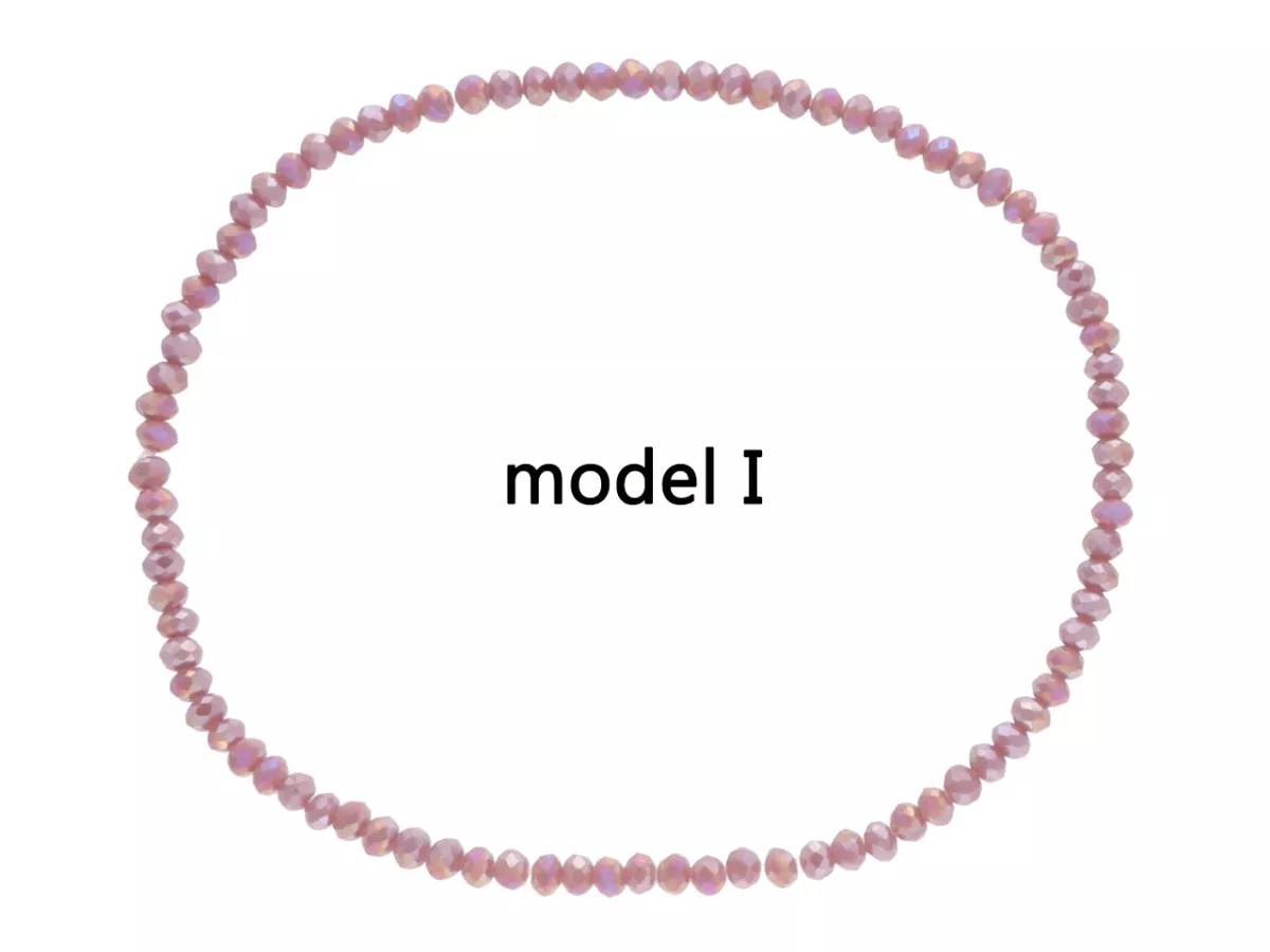 R3F83 BRANSOLETKA KRYSZTAŁKI 2,5 mm NA GUMCE