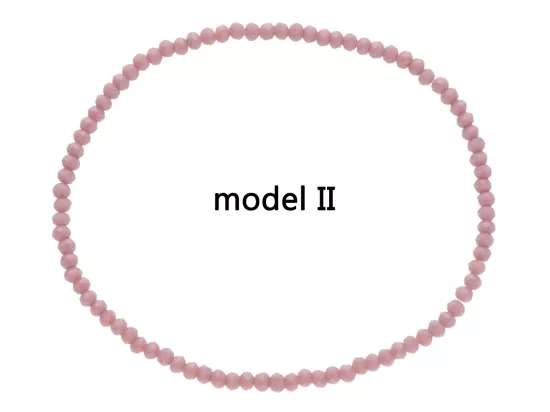 R3F83 BRANSOLETKA KRYSZTAŁKI 2,5 mm NA GUMCE