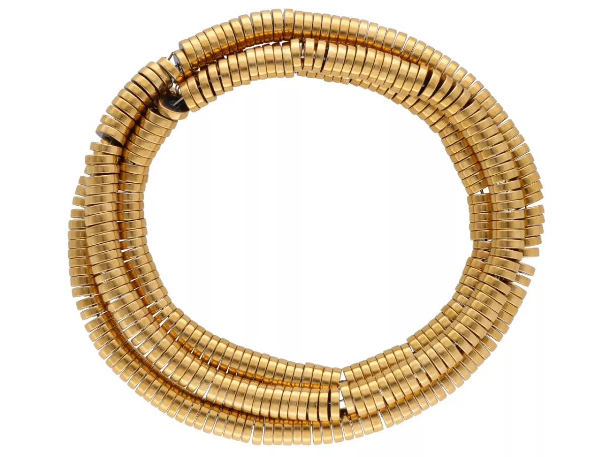 K7P16 HEMATYT MIODOWY TALERZYKI 4/1 mm - 1 SZNUR