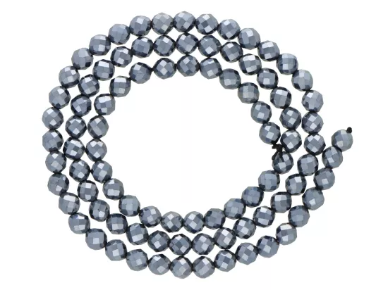 K7A63 TERAHERTZ KULE FASETOWANE 4 mm - 1 SZNUR