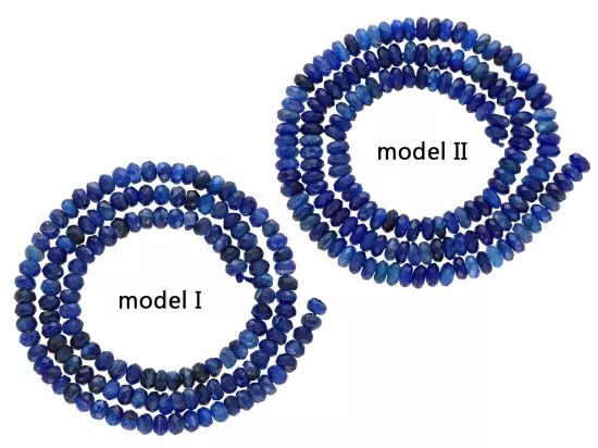 K7J12 KYANIT OPONKI FASETOWANE - 1 SZNUR