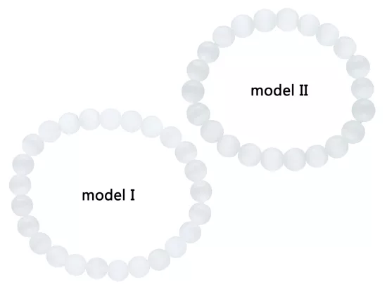 R4I01 BRANSOLETKA KOCIE OKO KULE 8 mm