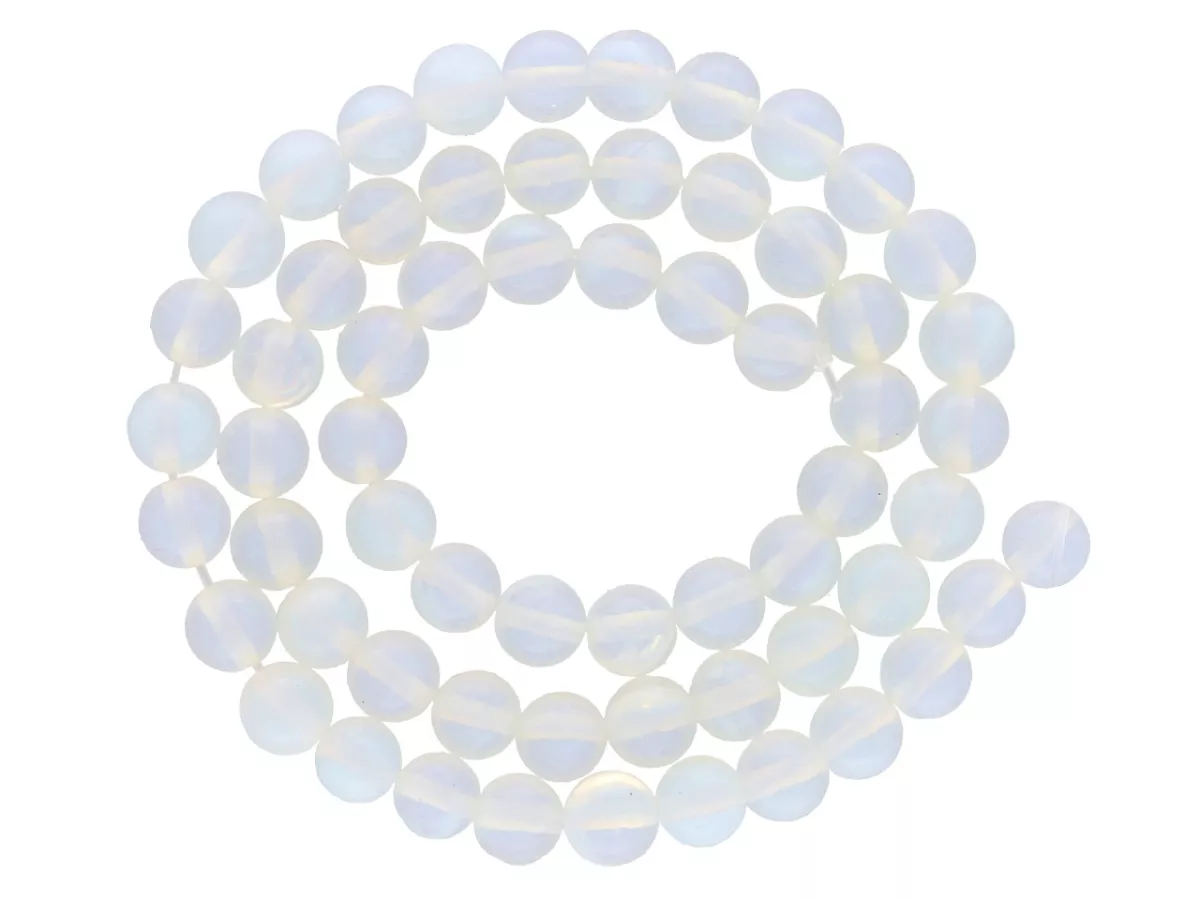 K6N44 OPAL KULE 6 mm - 1 SZNUR