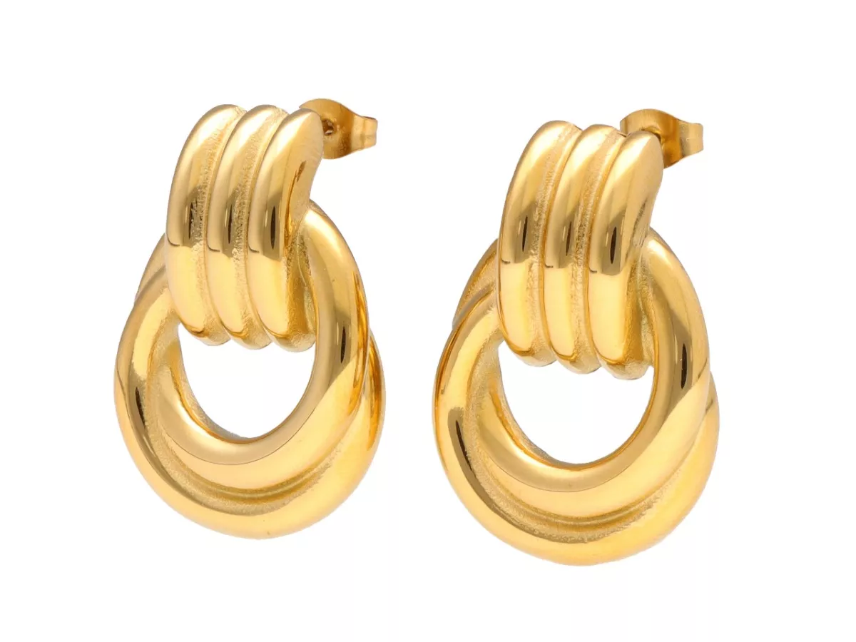 U1Z12 KOLCZYKI STAL CHIRURGICZNA 1 PARA