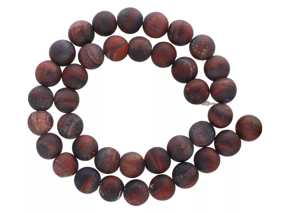 K6Y46 BAWOLE OKO MATOWE KULE 10,5 mm - 1 SZNUR