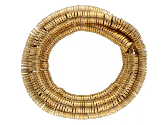 K7P17 HEMATYT MIODOWY TALERZYKI 6/1 mm - 1 SZNUR