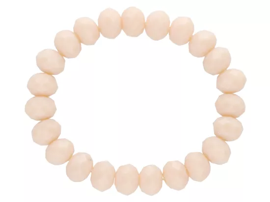 R2J61 BRANSOLETKA KRYSZTAŁKI 10 mm NA GUMCE