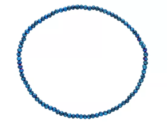 R4B88 BRANSOLETKA KRYSZTAŁKI 2,5 mm NA GUMCE