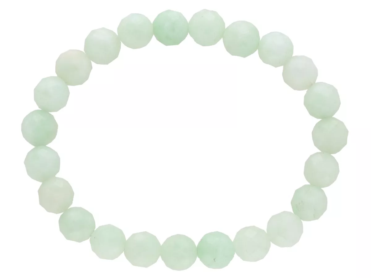 R5G55 BRANSOLETKA JADEIT KULE FASETOWANE 8 mm
