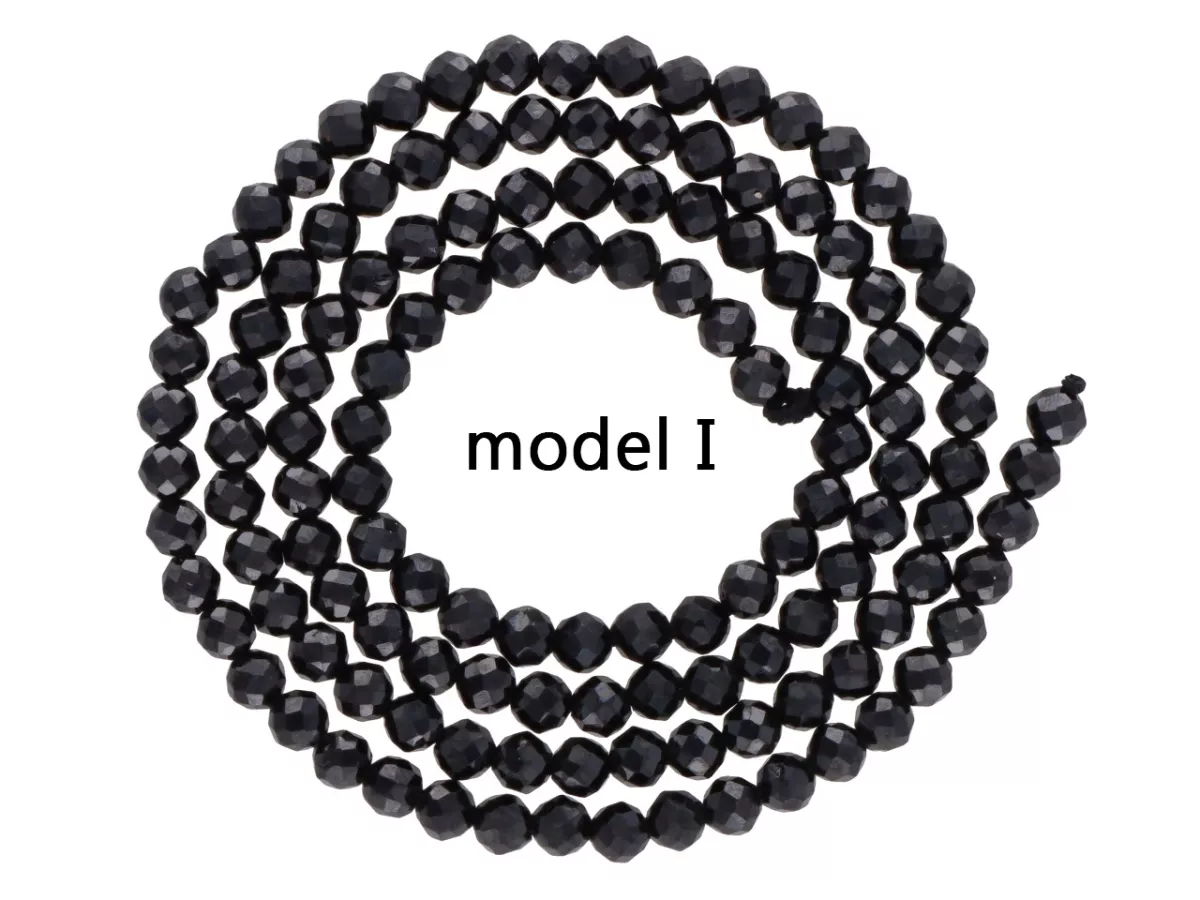 K7E25 SPINEL KULE FASETOWANE 3 mm - 1 SZNUR