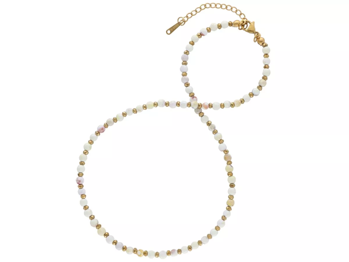 N3P25 NASZYJNIK AGAT I HEMATYT