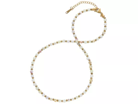 N3P25 NASZYJNIK AGAT I HEMATYT