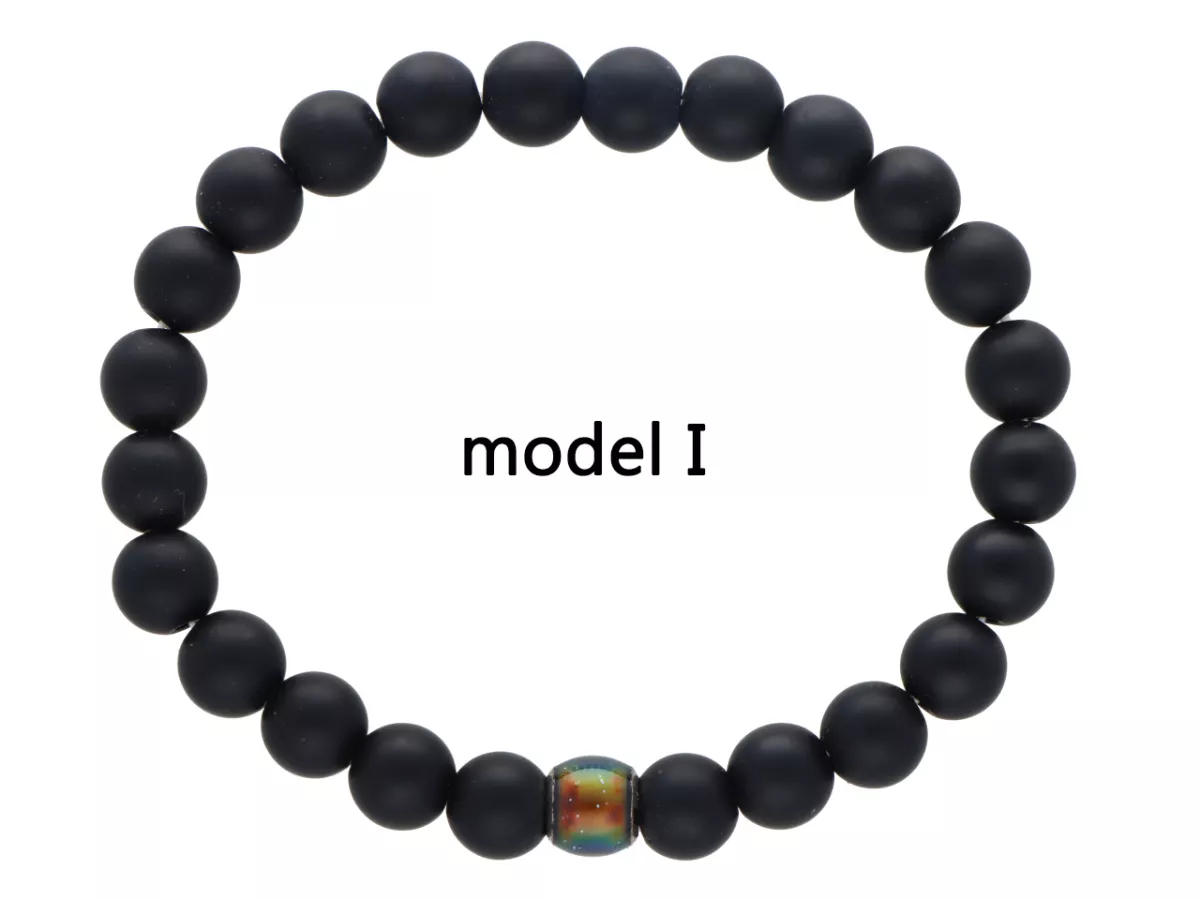 R4J61 BRANSOLETKA LAWA PRASOWANA KULE 8 mm