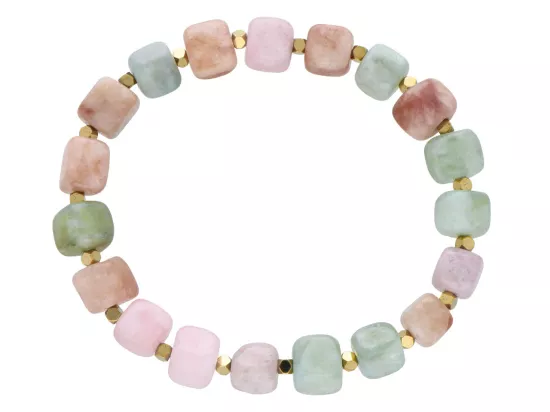 R5C11 BRANSOLETKA AGAT I HEMATYT