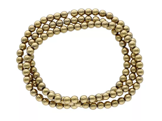 K6R40 HEMATYT KULE 3 mm - 1 SZNUR