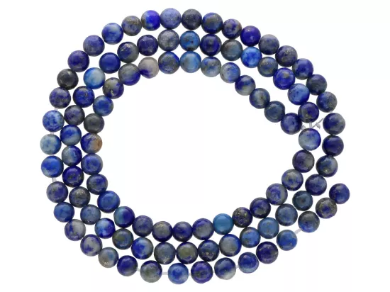 K6W53 LAPIS LAZULI KULE 4 mm - 1 SZNUR