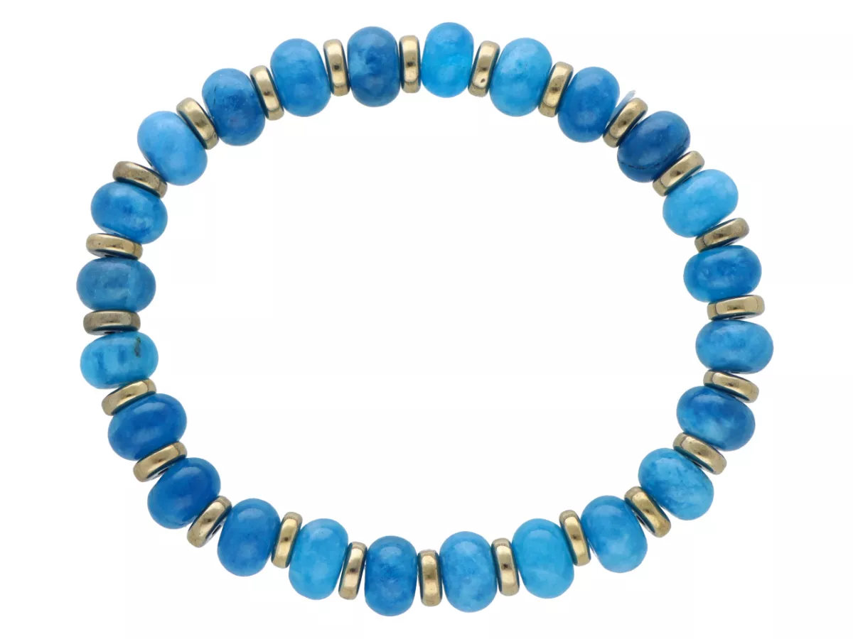 R5C61 BRANSOLETKA JADEIT I HEMATYT