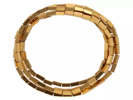 K7O77 HEMATYT MIODOWY PROSTOKĄTY 1,5/3,5 mm - 1 SZNUR