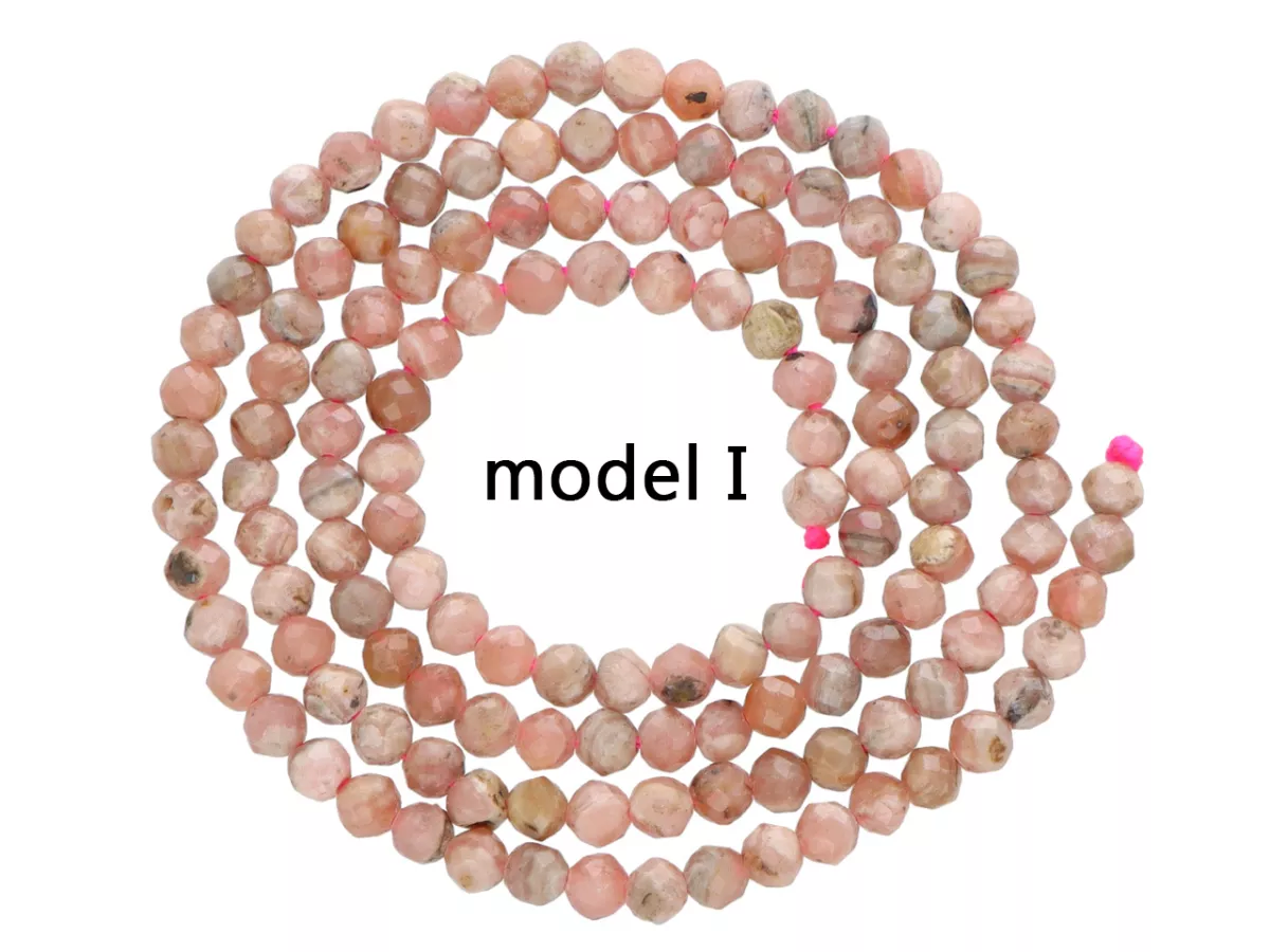 K6W79 RODONIT KULE FASETOWANE 3 mm - 1 SZNUR